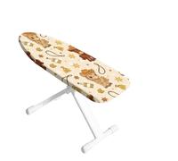 OPENARTUP Small Iron Board Cover Pony Tabletop Ironing Padding with Elastic Edge for Home Decor, Scratch Resistant Boards Covers 24×15 Inch