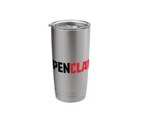 OpenClaw Logo Text Stainless Steel Insulated Tumbler