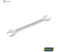HAZET 450N-18X19 221.2 mm Hexagon Profile Double Open-End Wrench - Chrome-Plated