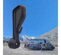 OpenGlass Van Mods - Dodge Ram ProMaster Van Sliding Door Handle Upgrade - All Years (2014-2023) - Long Handle, Ergonomic Finger Scoops & Hanging Hook - 1 min Install, Virtually Indestructible