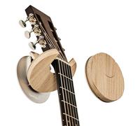 Openhagen Collapsible Guitar Hanger and Wall Mount Bracket Holder for Guitars and Basses - Patented - Danish Design Wooden - Oak Color - Scratch Proof