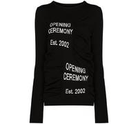Opening Ceremony Box Logo crew-neck jumper - Black S-M-L