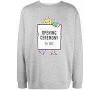 Opening Ceremony lightbulb box-logo print hoodie - Grey S-M-L-XL