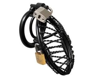 Opening Metal Male Chastity Device With 2 Padlocks