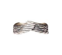 Opening Wing Ring Ring Vintage Diamond Ring Shape Ring Ring Big Shape RingDiamond Diamond RingAdjustable Peacock Gift Rings Promise Rings Rose (Silvery, One Size)