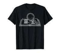 Opening Your Mind Critical Thinker Value Graphic T-Shirt, Men, Black, M