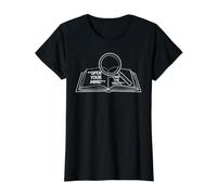 Opening Your Mind Critical Thinker Value Graphic T-Shirt, Women, Black, M