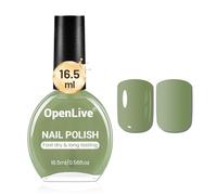 OpenLive Sage Green Nail Polish 16.5ml Large Volume Quick Dry Long Lasting Colour Ideal for Manicure at Home Perfect Gift for Women