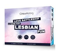 OpenMity Love Battleship Game for Lesbian Couples - Fun & Romantic Bedroom Game - Cute Valentines Day and Lesbian Relationships Stuff