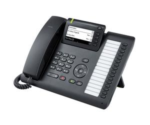 OpenScape Desk Phone CP400 SIP desktop phone with 3.7" screen and 16 programmable LED function keys