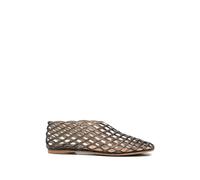 Openwork Ballet Flats - female - La Piscine - Ballerina Shoes - Brown - 5 UK - Shoes 5 UK