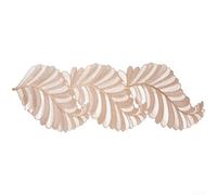 Openwork Cutout Table for runner 33x92cm Gold Leaf PVC Openwork(Rose Gold) | PVC material, resists heat and stains, long-lasting use, gold leaf pattern, easy care