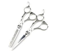 Openwork Design Hairdressing Scissors Set, 6.0' Thin Scissors, Small, Lightweight and Flexible, Suitable for Men, Women, The Elderly, and Family Salons