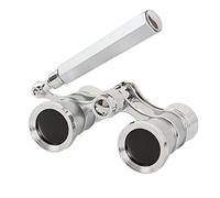 Opera Glasses Binoculars 3X25 Theater Glasses Mini Binocular Compact Lightweight with Handle for Adults Kids Women in Musical Concert (C)