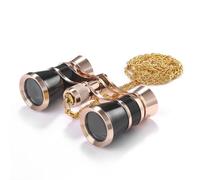 Opera Glasses Binoculars with Chain, 3 X 25 Mini Vintage Binocular, Musical Concert Opera Binoculars for Adults Kids Women in Musical Concert Theater