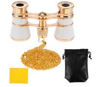 Opera Glasses with Chain 3x Aluminium Alloy Vintage for Theaters