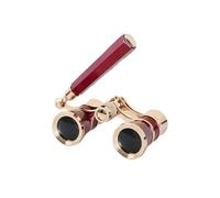 Opera Glasses with Handle and Chain, Compact Vintage Theater Binoculars for Opera, Concerts, Broadway, and Cinema