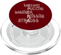 Opera Lover Gift Mozart Puccini Wagner Rossini Strauss PopSockets PopGrip for MagSafe