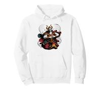 Opera Singer Elegant Gold Black Watercolor Classical Pullover Hoodie