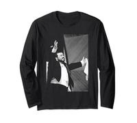 Opera Singer Luciano Pavarotti by Michael Grecco Long Sleeve T-Shirt