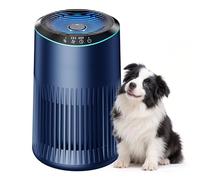 Operan Air Purifier Allergy Home Bedroom Office, HEPA Air Filter Smoke Pet Scale odor 0.3µm Sleep Mode Blue Ambient Light Strip Scented Sponge 22dB MR2566 Blue, 1 Pack+3 Modes