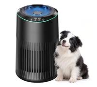 Operan Air Purifier Allergy Home Bedroom Office, HEPA Filters with Aromatherapy Diffuser, Air Purifier for Smoke, Allergies, Pet Dander,Air Frenshener, Black, 1 Pack+3 Modes