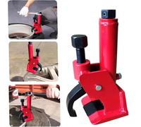 Manual Tire Bead Breaker Tool Operated Heavy Duty with Handle Rubber Pad Manual