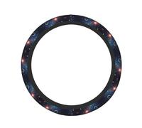 Operating Planets Print Steering Wheel Cover - Car Accessories, Black Steering Wheel Easy Install