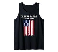 Operation Desert Sabre Persian Gulf War Veteran Grandpa Dad Tank Top