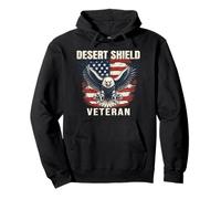 Operation Desert Shield Persian Gulf War Veteran Grandpa Dad Pullover Hoodie