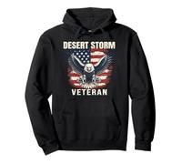Operation Desert Storm Persian Gulf War Veteran Grandpa Dad Pullover Hoodie
