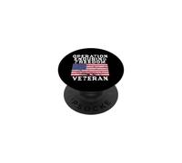 Operation Enduring Freedom Veteran - Vintage US Flag PopSockets Adhesive PopGrip
