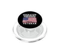 Operation Enduring Freedom Veteran - Vintage US Flag PopSockets PopGrip for MagSafe