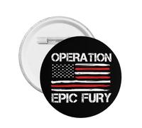 Operation Epic Fury Pins Button Badges Pin For Clothes Backpack Hat Brooch