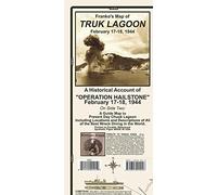 Operation Hailstone Truk Lagoon WWII History & Wreck Map Franko Maps Waterproof Map