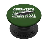 Operation Midnight Hammer Military B-2 Jet Flight Enthusiast PopSockets Adhesive PopGrip