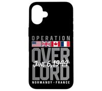 Operation Overlord Allied Flags Normandy France June 6, 1944 Case for iPhone 16 Plus