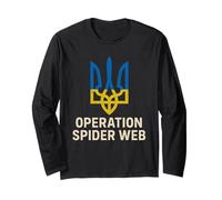 Operation Spider Web Ukraine Heroes Ukrainian Tryzub Long Sleeve T-Shirt