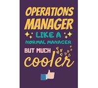 Operations Manager Gift: Lined Notebook Journal Paper Blank, Funny Gifts for Operations Manager to Write in (Volume 2)
