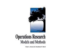 Operations Research Models and Methods