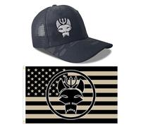 Operator Cap,Men Camouflage Tactical Baseball Cap,Seal Team Tactical Cap+Patch (3,L)