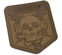 Operator Hazard 4 Skull Patch 3D - Coyote