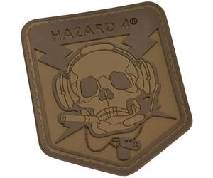 Operator Hazard 4 Skull Patch 3D - Coyote