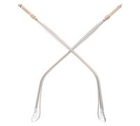 Operitacx 1 Pair Metal Glasses Temple Replacement Arms with Screws, Alloy Sturdy Eyeglass Frame Legs in Golden Colour for Secure Fit and Stylish New Look, for Glasses Repair Kits