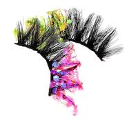 Operitacx 1 Pair Sequins False Eyelashes Eye Lashes Pack Plastic Sparkling Easy to Carry Party Makeup for Women