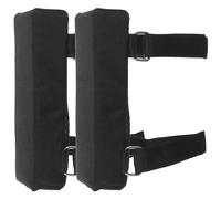 Operitacx 1 Pair Squat Pads for Machines with Shoulder Comfort and Noise Reduction, Rubber Cushion Pad for Leg Press and Workout, Non-slip Gym Equipment Accessories in Black