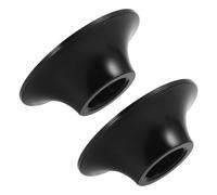 Operitacx 1 Pair Wheelchair Front Wheel Positioning Retainer Clip for Repair, Aluminum Alloy Material with 8mm Hole Diameter, Black Caster Fixing Clip for Enhanced Wheel Stability and Easy
