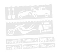 Operitacx 1 Set DIY Car Stencil Innovative for Painting Crafting School Projects for Family Fun Imagination Development