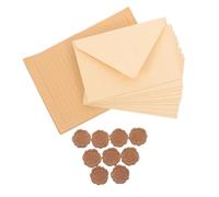 Operitacx 1 Set Letter Writing Set with Wax Seal Kit Envelopes Lined Paper for Romantic Love Letters Weddings Invitations and Announcements Elegant Vintage Stationery
