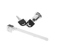 Operitacx 1 Set Lock Set with Key for Glass Cabinets Stylish Security Lock for Display Cases Easy Installation for Cabinets and Furniture